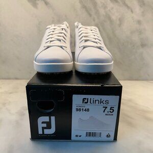 Footjoy FJ Links New in Box size 7.5 Golf Shoe